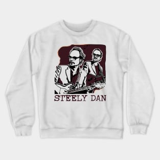 Steely Dan /// Retro Illustration Design Crewneck Sweatshirt